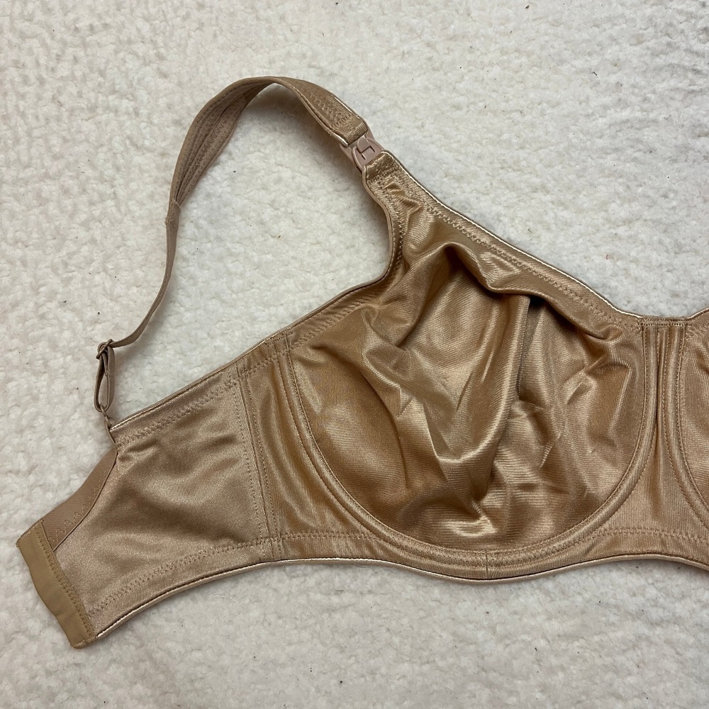 Dominique Bra Womens 32G Medium Beige 7600 Minimizer Underwire Full Coverage